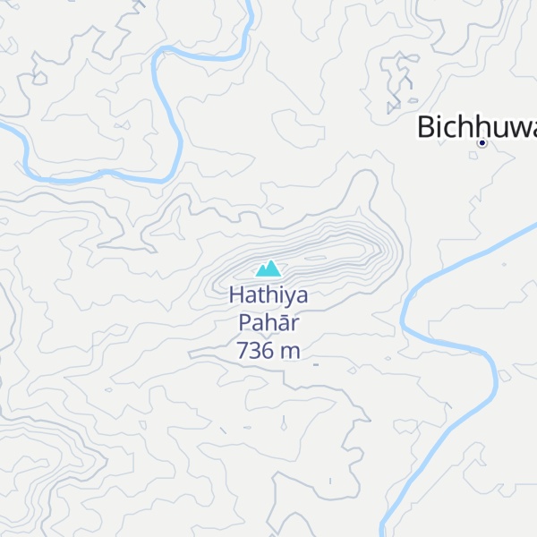 Map of Hathiya Pahār