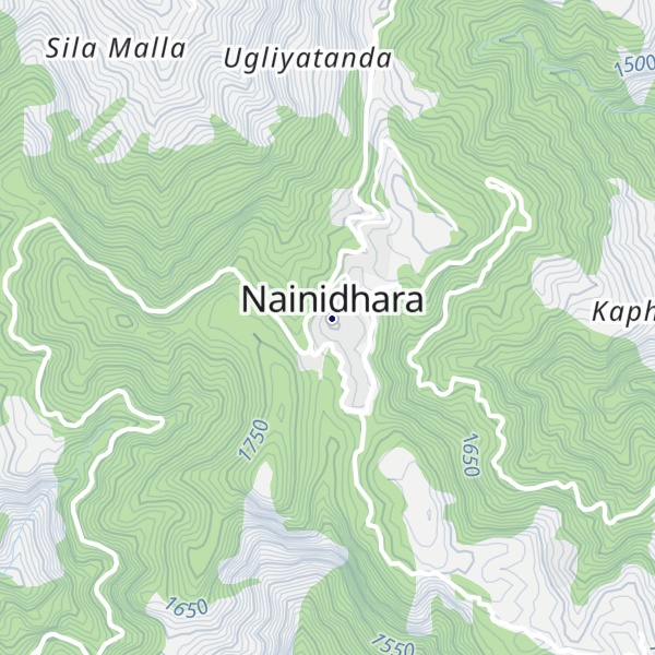 Map of Naini Dānda