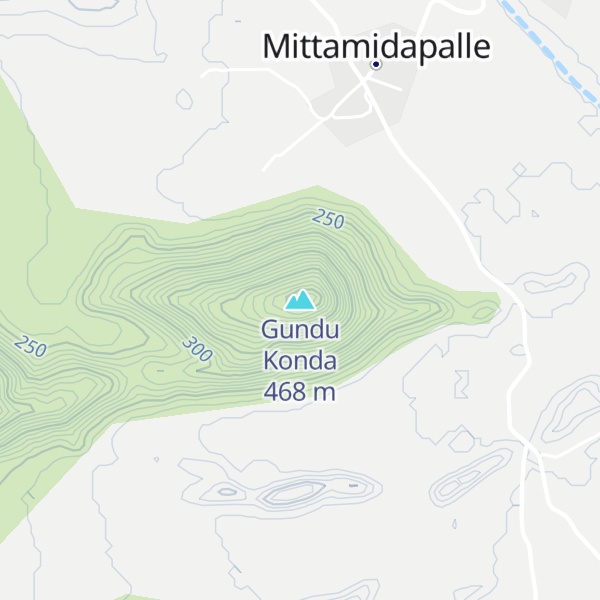 Map of Gundu Konda