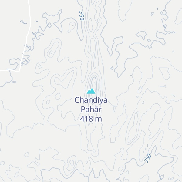 Map of Chandiya Pahār