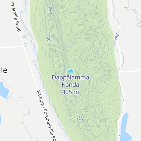 Map of Dappālamma Konda