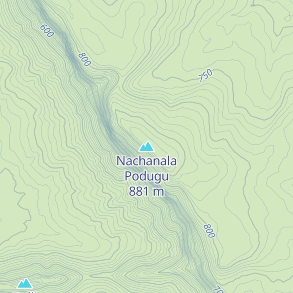 Map of Nachanala Podugu