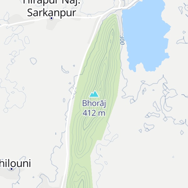 Map of Bhorāj