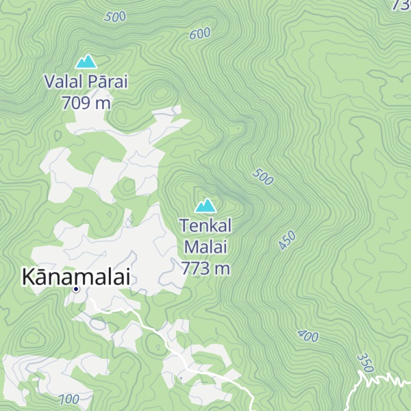 Map of Tenkal Malai