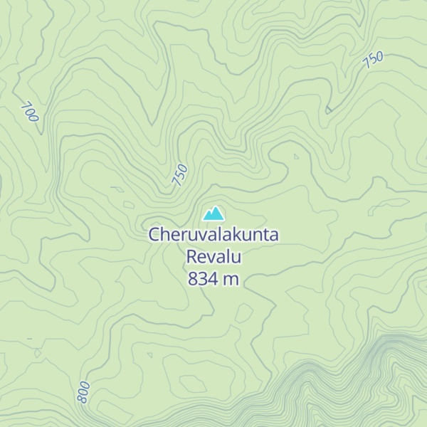 Map of Cheruvalakunta Revalu