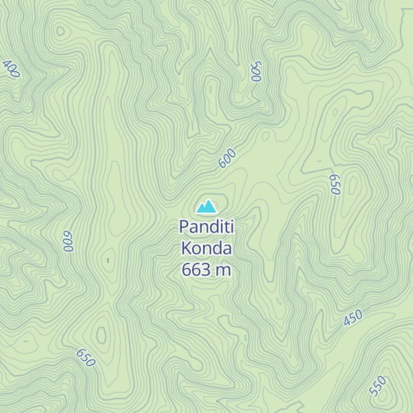 Map of Panditi Konda