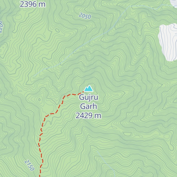Map of Gujru Garh