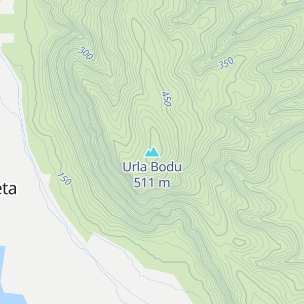 Map of Urla Bodu