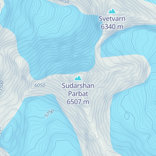 Map of Sudarshan Parbat