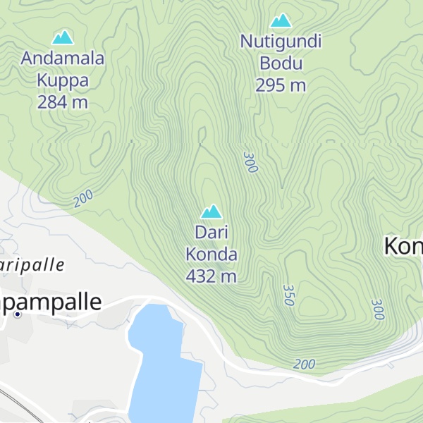 Map of Dari Konda