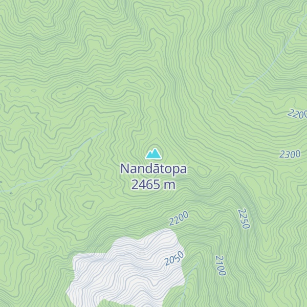 Map of Nandātopa