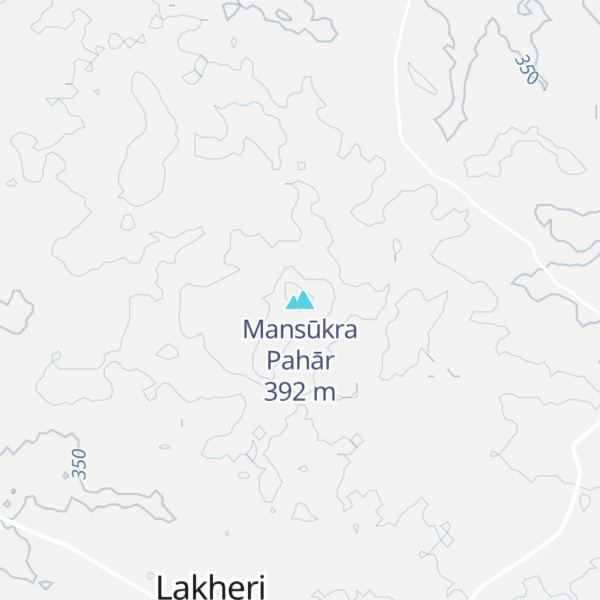 Map of Mansūkra Pahār