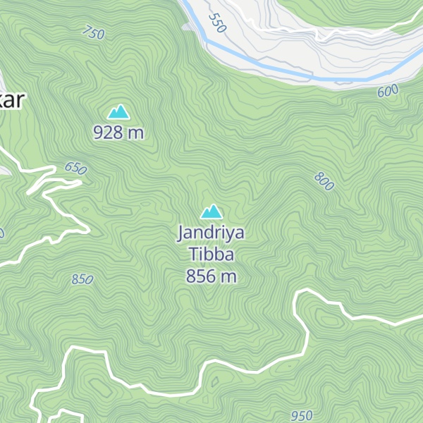 Map of Jandriya Tibba