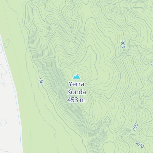 Map of Yerra Konda