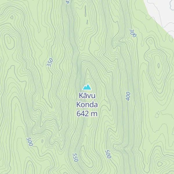 Map of Kāvu Konda