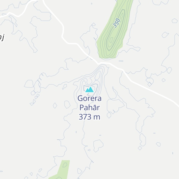 Map of Gorera Pahār