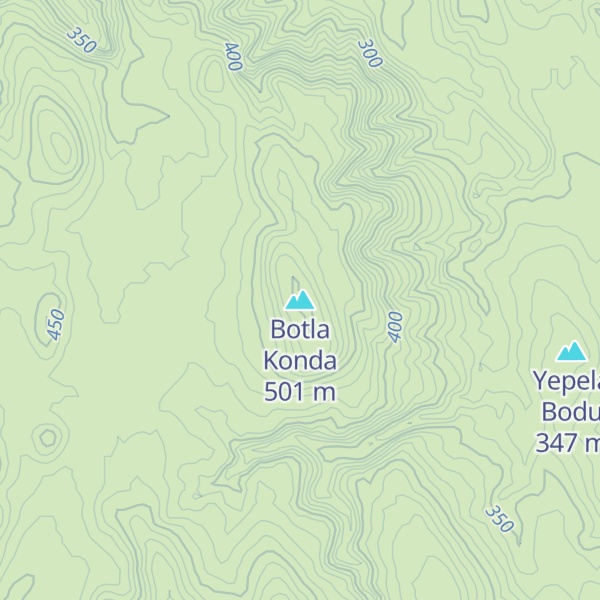 Map of Botla Konda
