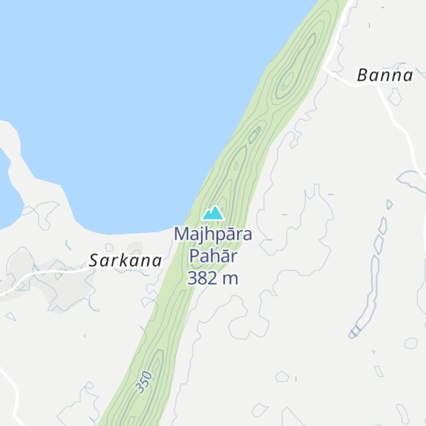 Map of Majhpāra Pahār