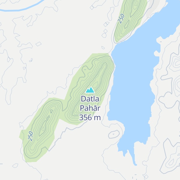 Map of Datla Pahār