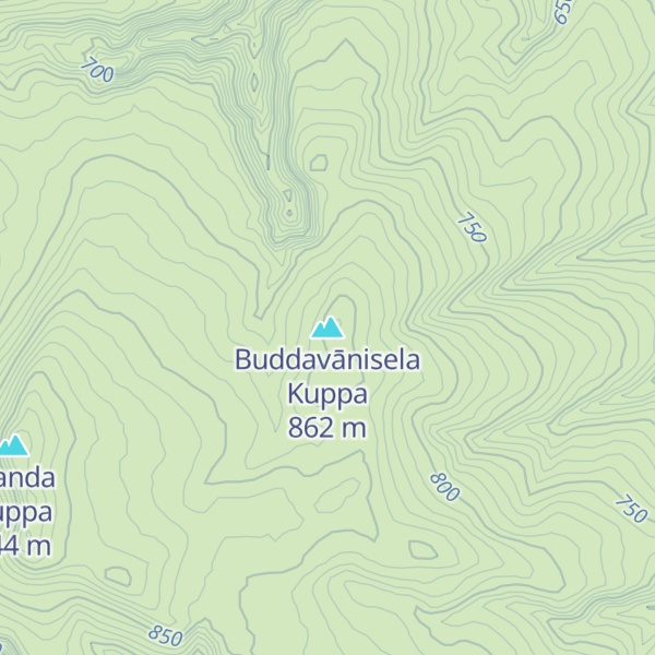 Map of Buddavānisela Kuppa