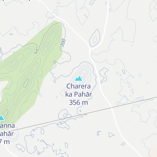 Map of Charera ka Pahār