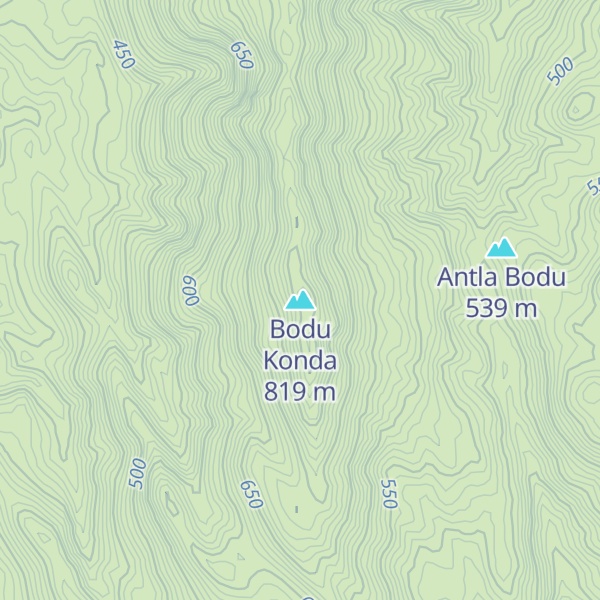 Map of Bodu Konda