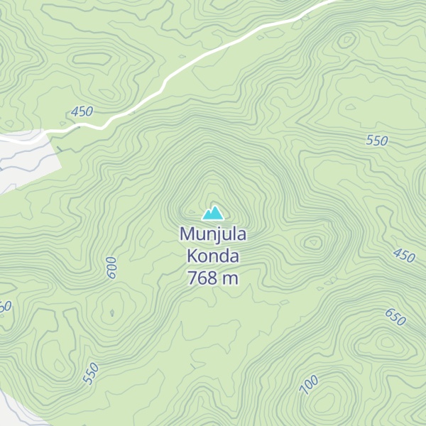 Map of Munjula Konda