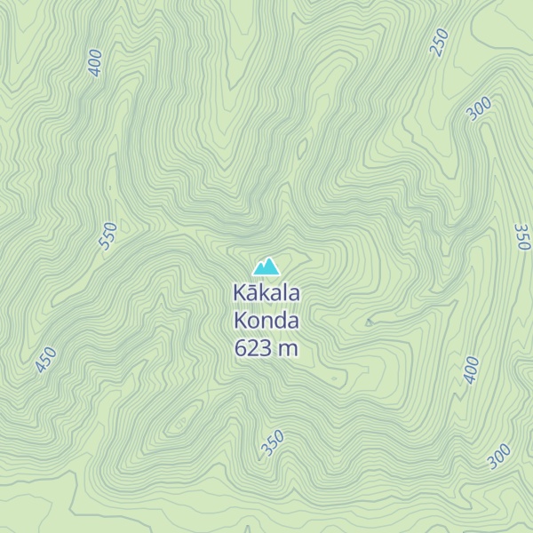 Map of Kākala Konda