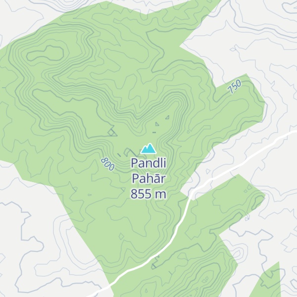 Map of Pandli Pahār