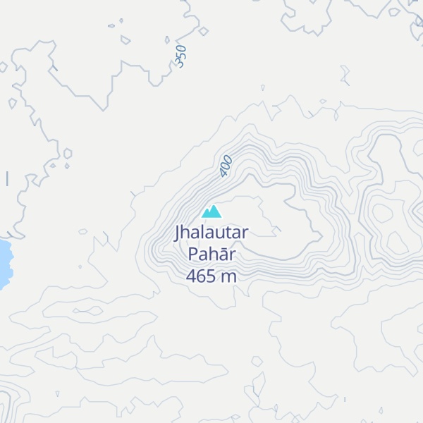 Map of Jhalautar Pahār