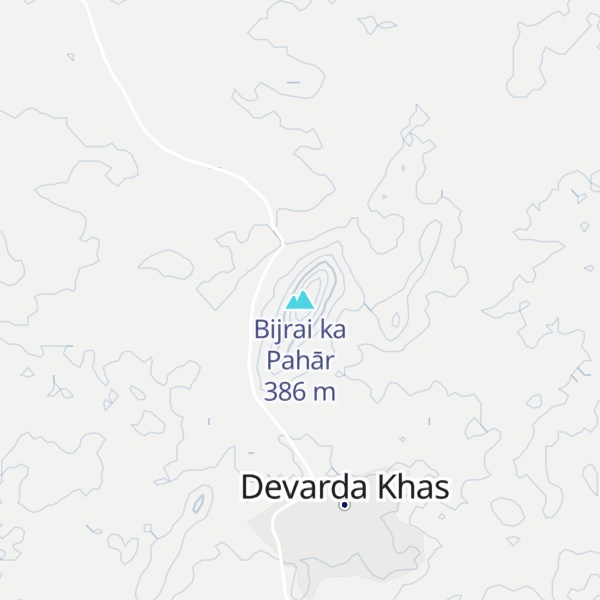 Map of Bijrai ka Pahār