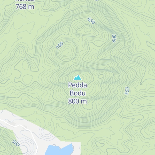 Map of Pedda Bodu