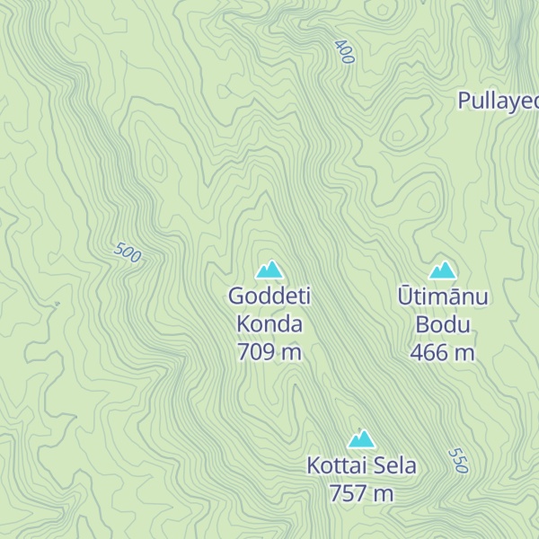 Map of Goddeti Konda