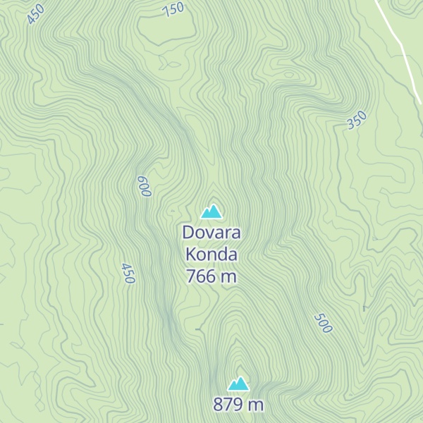 Map of Dovara Konda