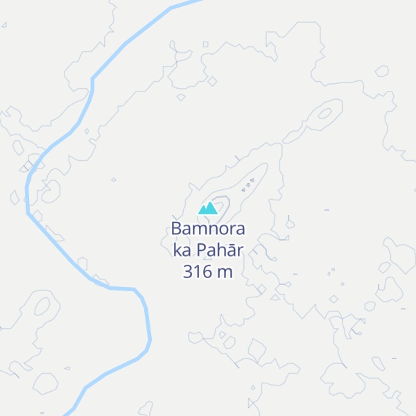 Map of Bamnora ka Pahār