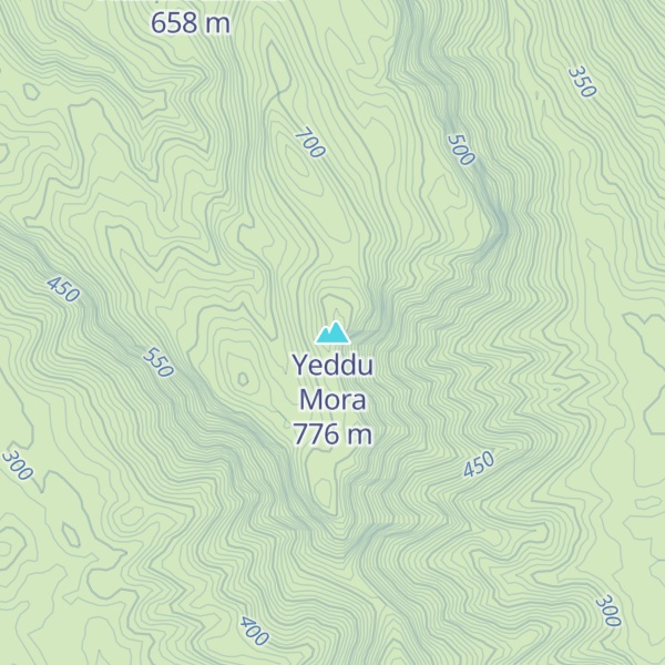 Map of Yeddu Mora