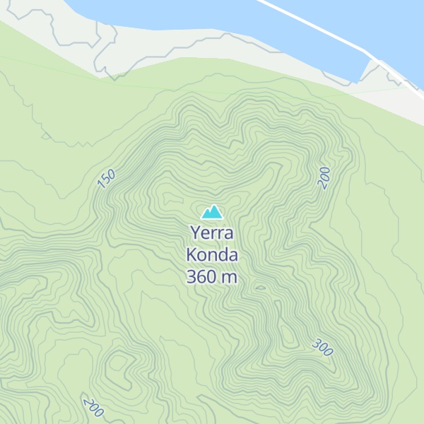 Map of Yerra Konda