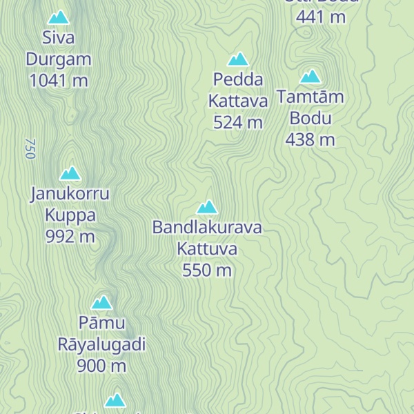 Map of Bandlakurava Kattuva