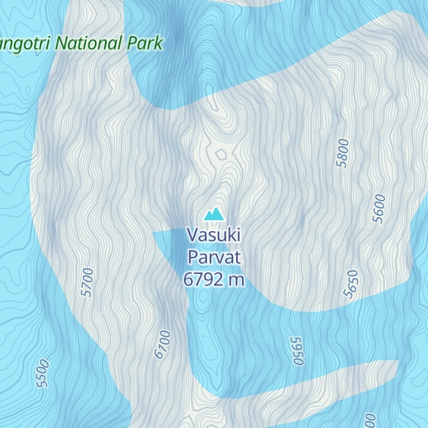 Map of Vasuki Parvat