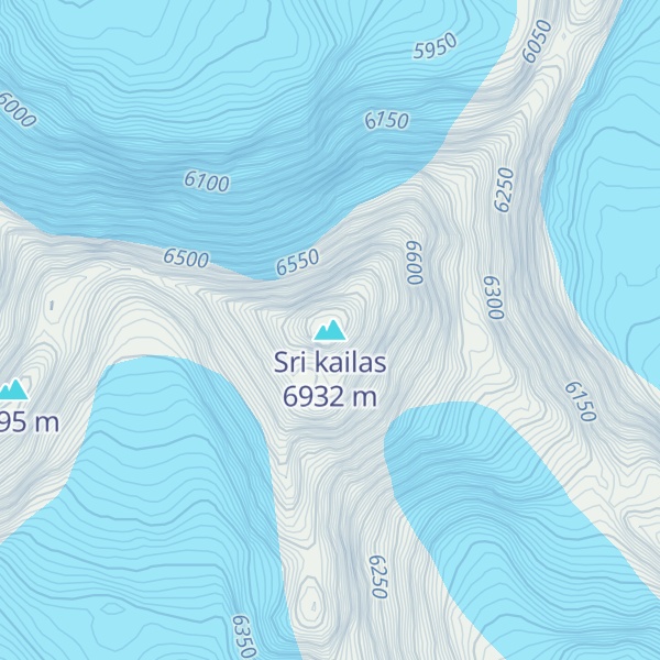 Map of Sri kailas