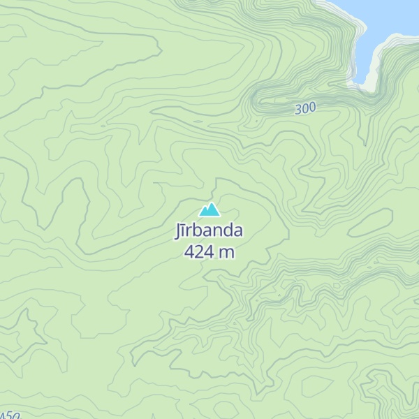 Map of Jīrbanda