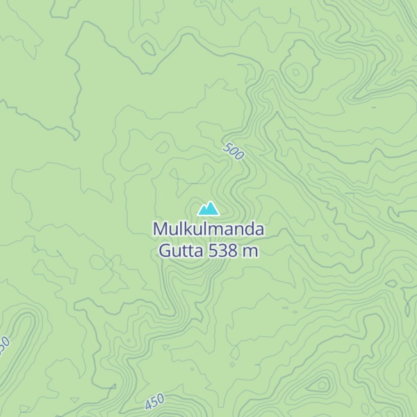 Map of Mulkulmanda Gutta