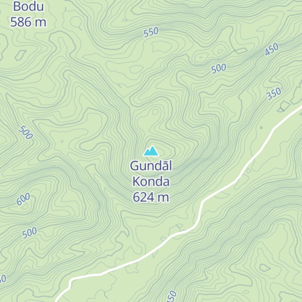 Map of Gundāl Konda