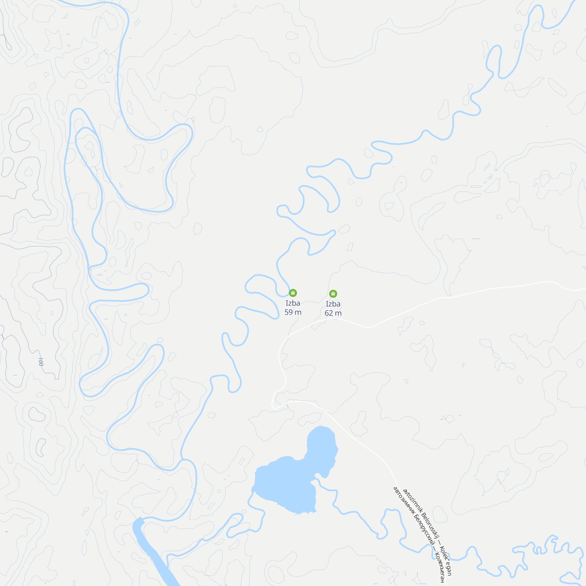 Izba map
