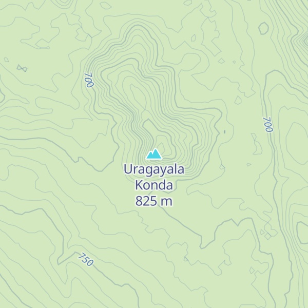 Map of Uragayala Konda