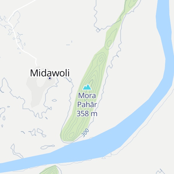 Map of Mora Pahār