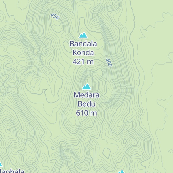 Map of Medara Bodu