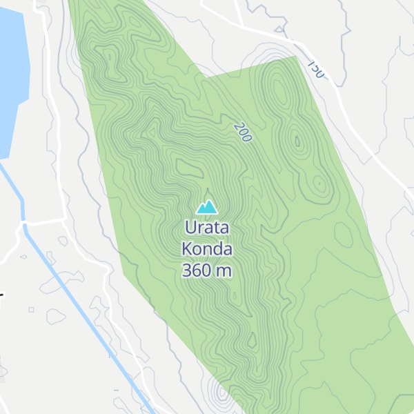 Map of Urata Konda