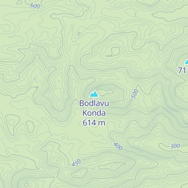 Map of Bodlavu Konda