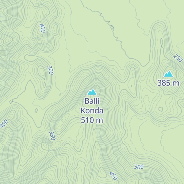 Map of Balli Konda